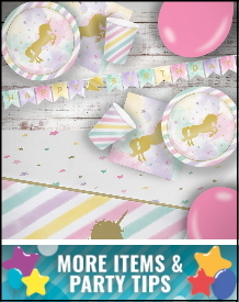 Unicorn Party Supplies, Decorations, Balloons and Ideas